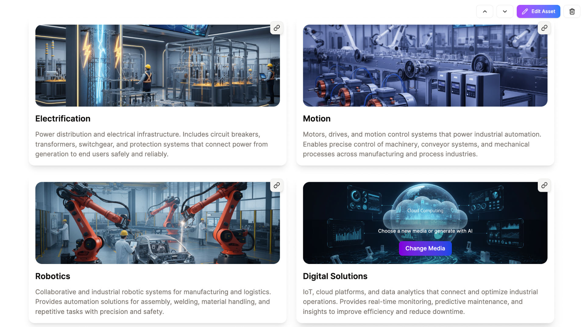Images and Descriptions Asset